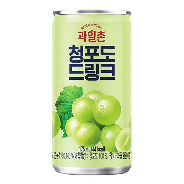 [해태] 해태 과일촌 청포도 드링크 175ml x 90캔