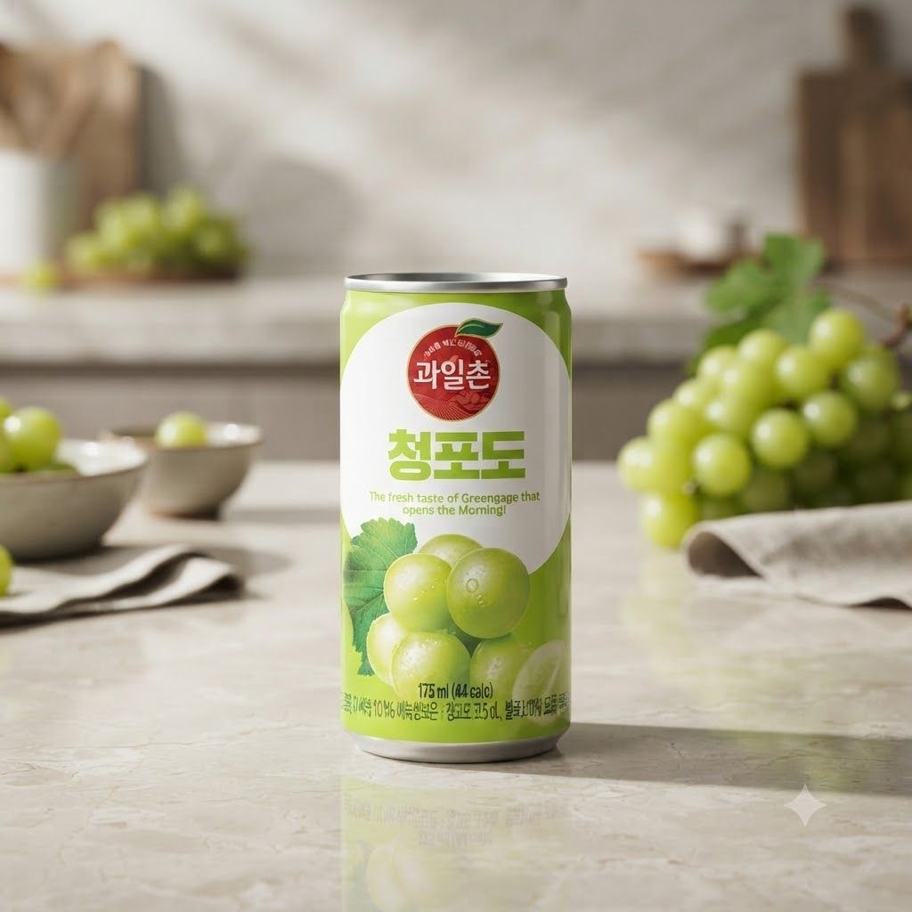 과일촌 드링크 캔 청포도 175ml 3박스