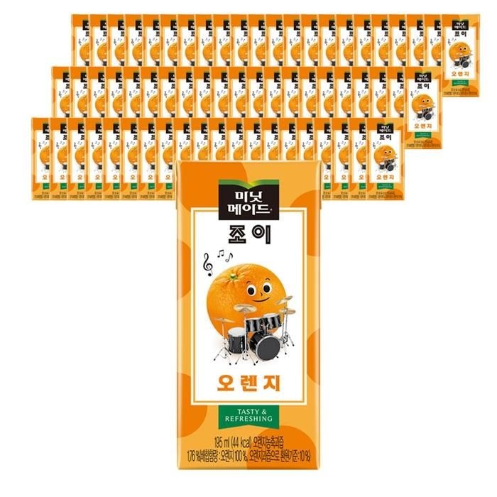 [오늘출발] 콜라 미닛메이드 조이 오렌지 195ml X 64팩 주스 음료