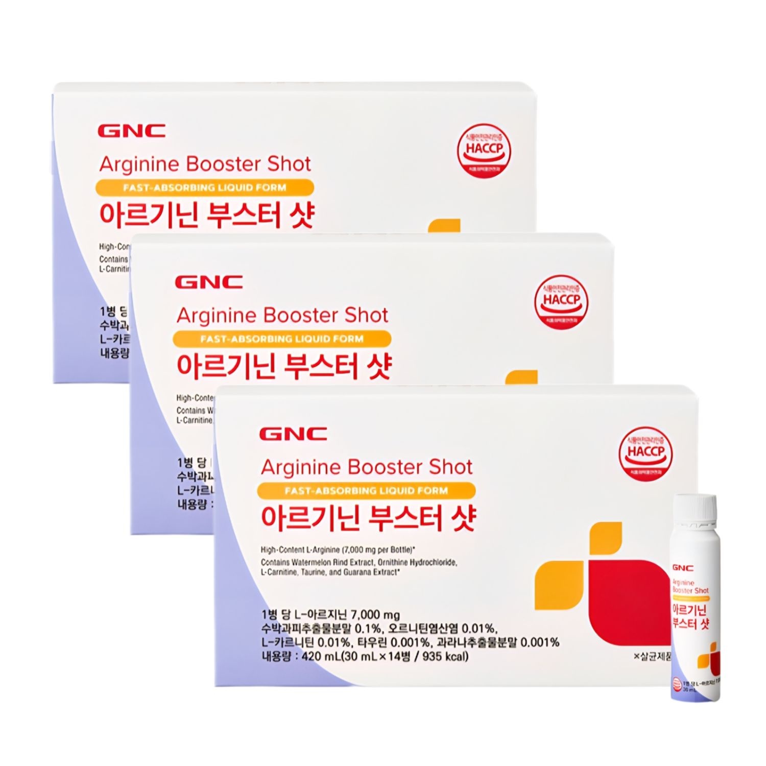 [롯데백화점] GNC [GNC] 아르기닌 부스터 샷 3개 (14병*3개)