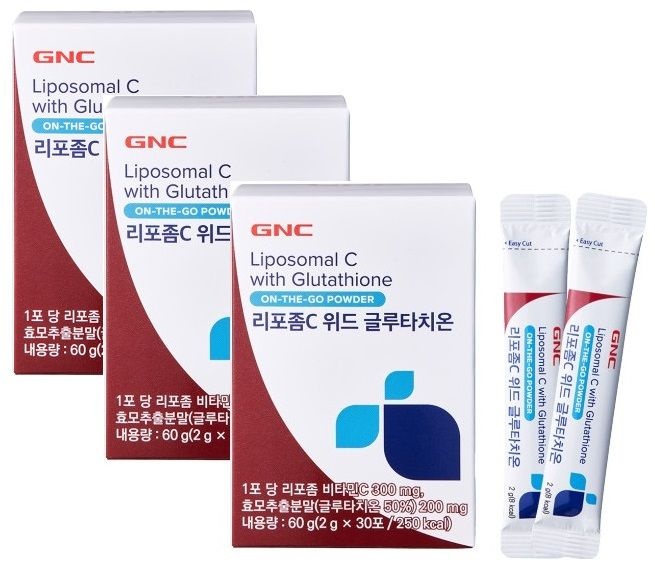[롯데백화점] GNC [GNC] 리포좀C 위드 글루타치온 3개세트 (2g*30포×3개/3개월분)