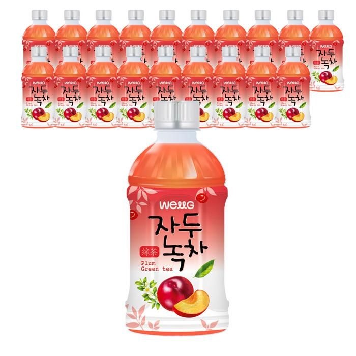 [오늘출발] 웰그린 스위츠 자두녹차 340ml X 20PET 편의점 음료수