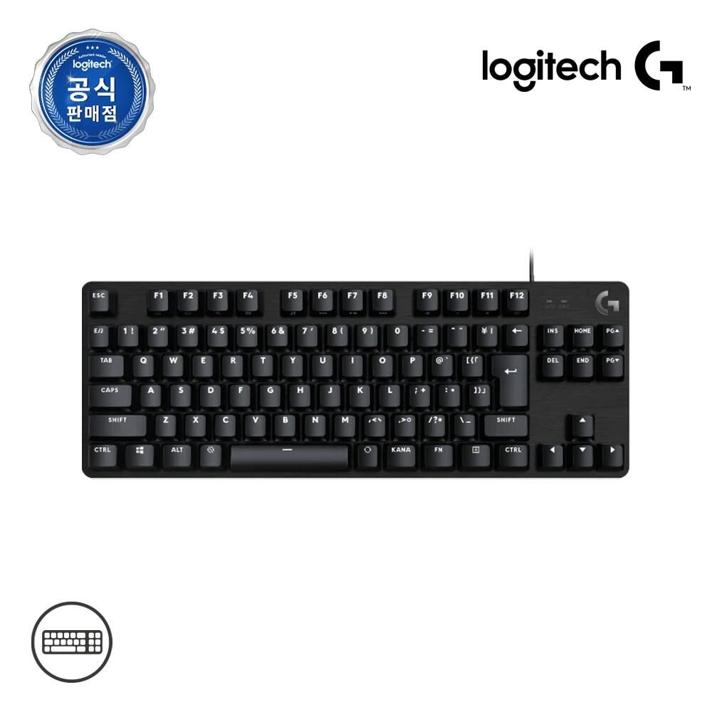 로지텍 (현대Hmall) 로지텍코리아 공식 G413se TKL 유선 기계식 게이밍 키보드 갈축