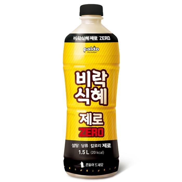 팔도 비락식혜 제로 1.5L 수정과 전통음료 펫