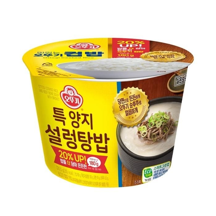 [오늘출발] 오뚜기 특양지 설렁탕밥 320.5g 컵밥 간편식