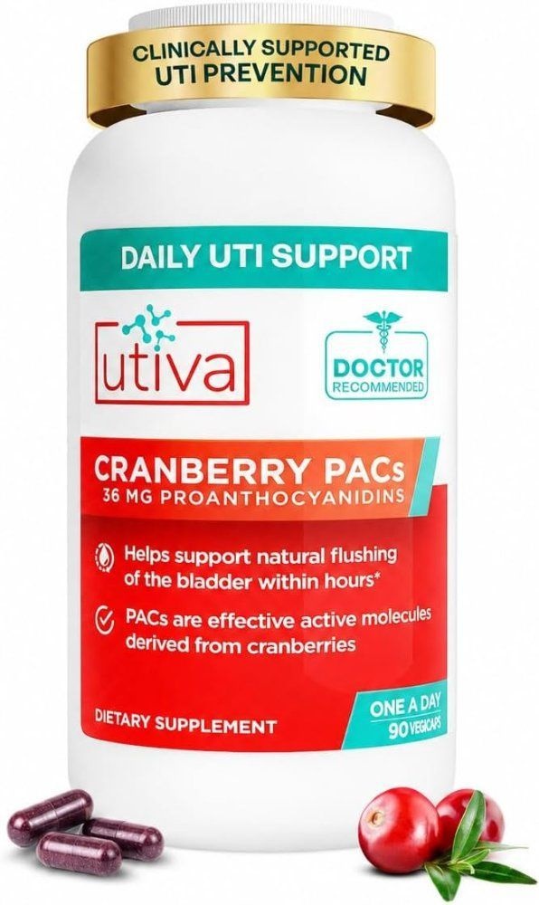 Szio+ [해외] 스지오플러스 크랜베리 Utiva Cranberry PACs 베지캡슐 90정
