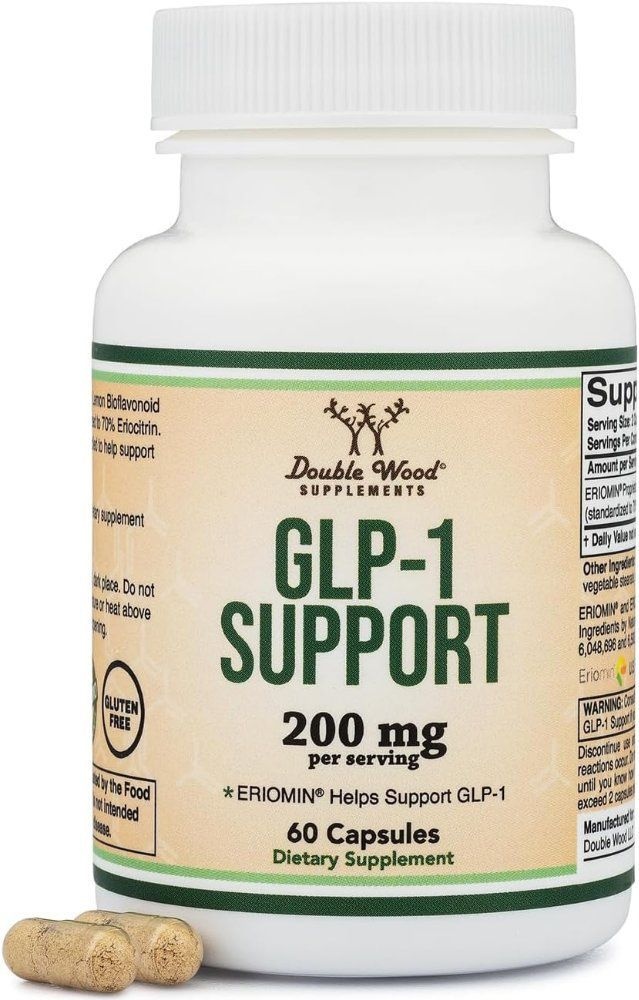 더블우드서플리먼트 GLP-1 Support 지엘피원 서포트 에리오민 200mg 캡슐 60정