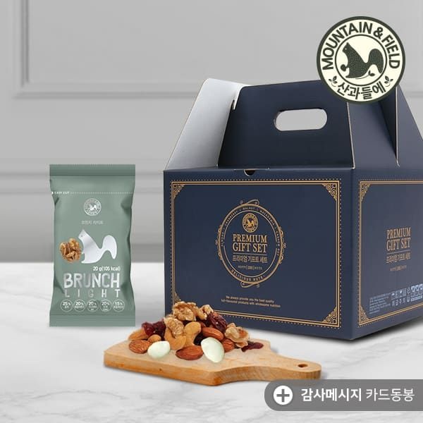 산과들에 (현대Hmall) [산과들에] 하루 한줌견과류 브런치라이트 100봉 프리미엄 선물세트