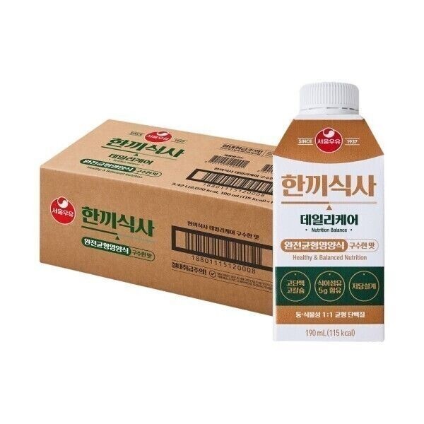 서울우유 한끼식사 190ml x 18개