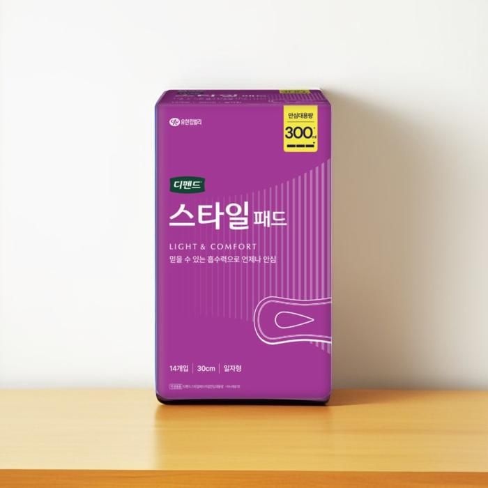 디펜드 스타일 패드 안심대용량 14개x4팩 어른용 여성 속기저귀