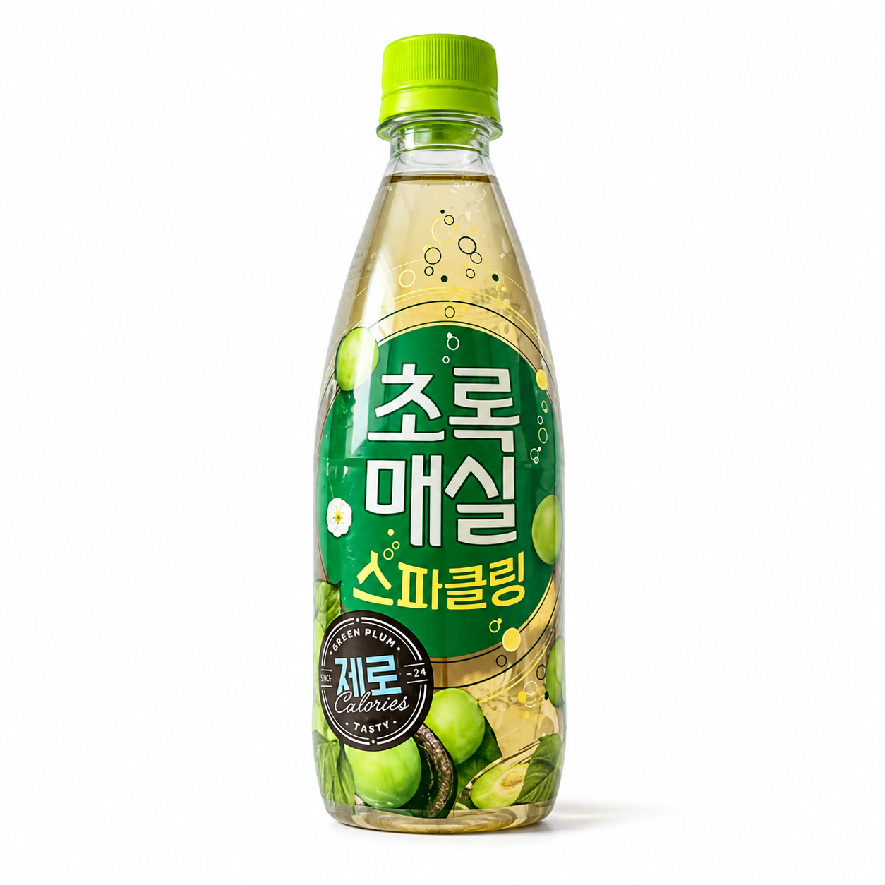 웅진 초록매실 스파클링 제로 350ml, 20개
