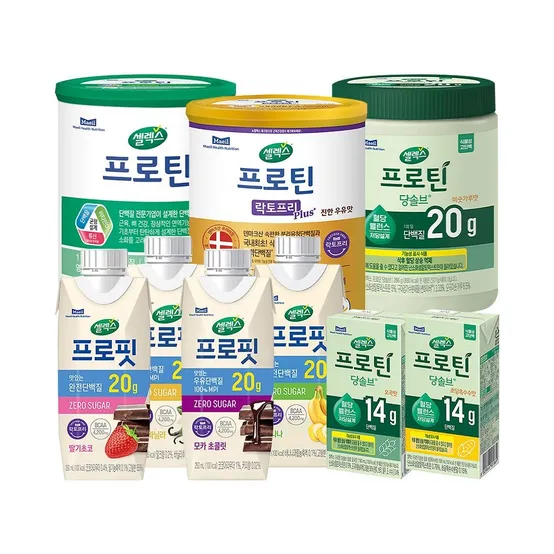 셀렉스 프로틴 락토프리 플러스 304g 2캔+전용스푼 추가 증정