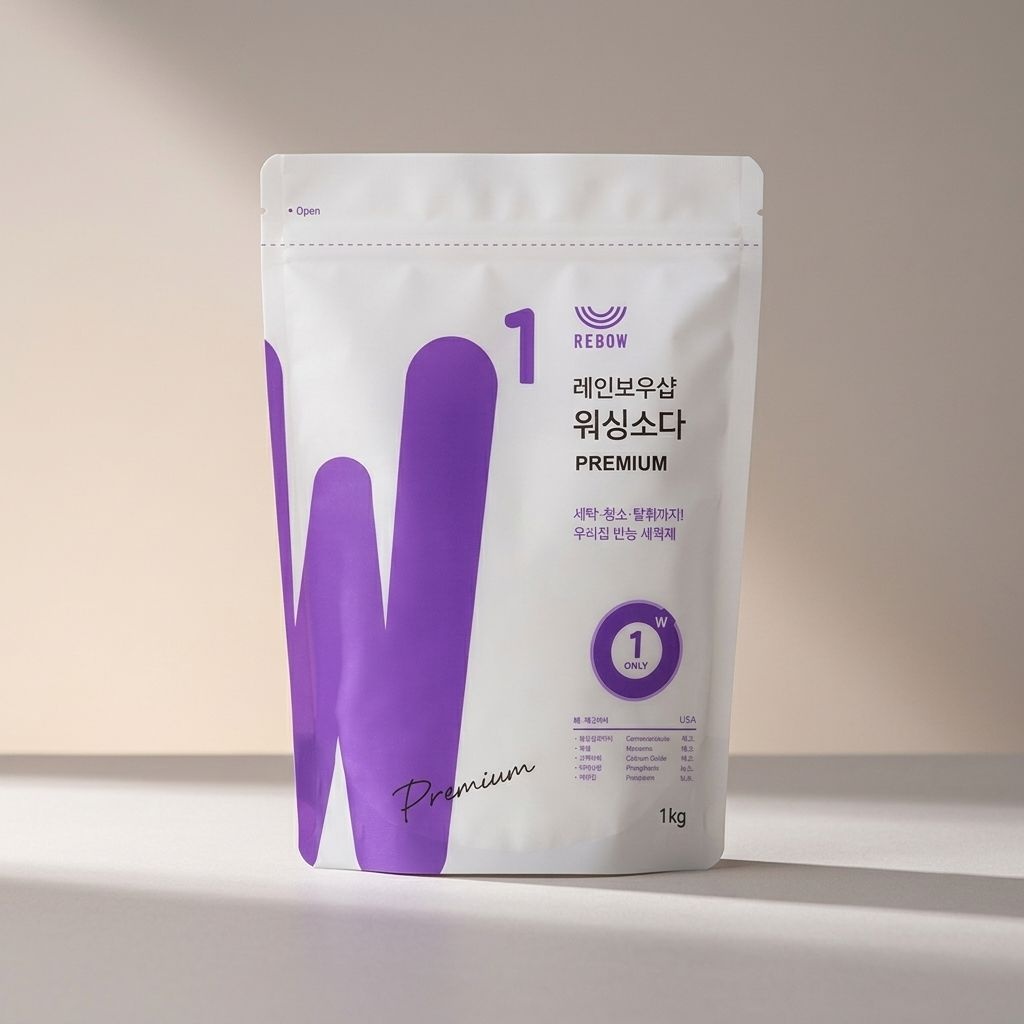 대한민국/(주)성신상사 레인보우샵 세제용 세정용 세탁보조 워싱소다 1kg