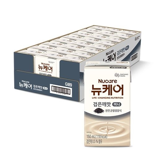 [롯데백화점] 웰라이프 [대상웰라이프] 뉴케어 미니 고소한 검은깨 150ml x 24입