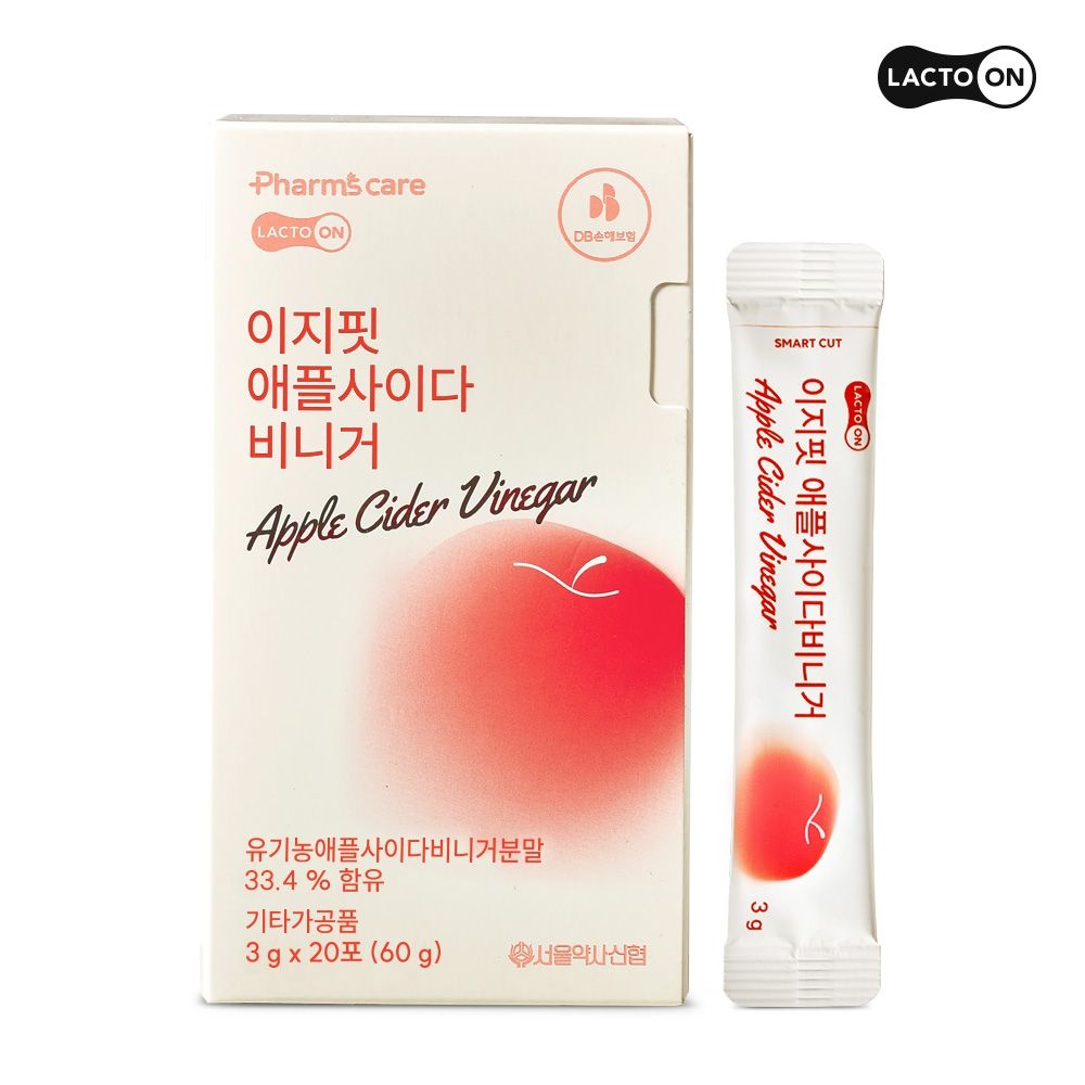 [롯데백화점] 서울약사신협 [락토온]이지핏 애플사이다 비니거 1세트