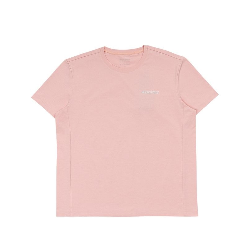 (현대Hmall) 디스커버리 여성 에버딘 스몰로고 반팔티셔츠 DWRS64053PCS