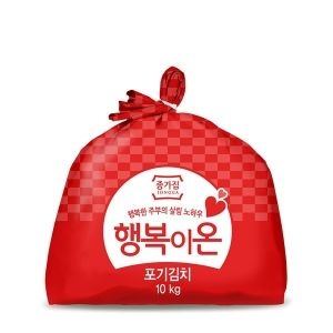 대상 종가집 행복이온 포기김치 10kg