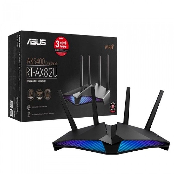 [카드추가할인] ASUS RT-AX82U 유무선공유기 기가비트 게이밍 공유기"