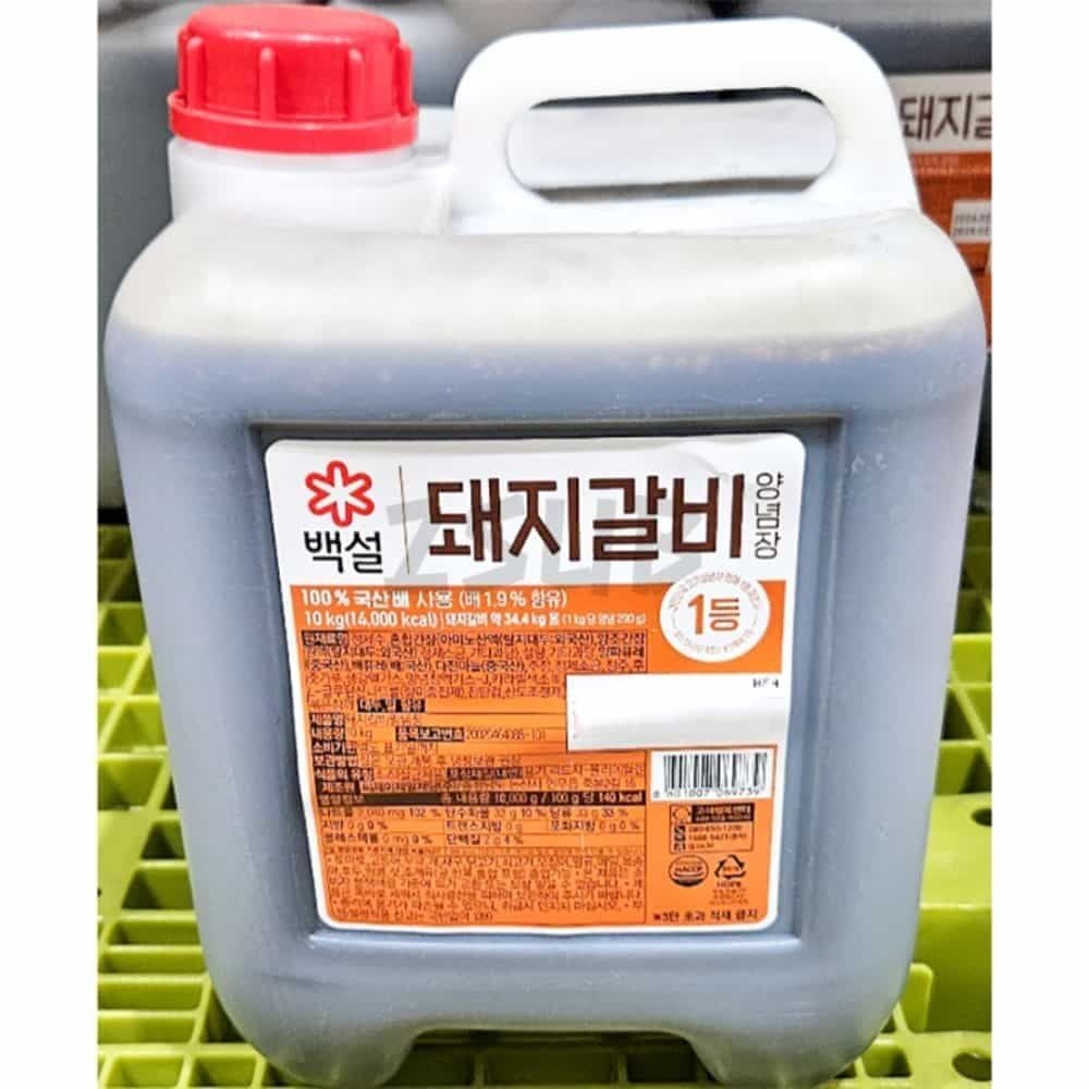 둘섭 돼지갈비양념 백설 10K 갈비찜소스 소갈비양념 LA갈비양념 등갈비소스