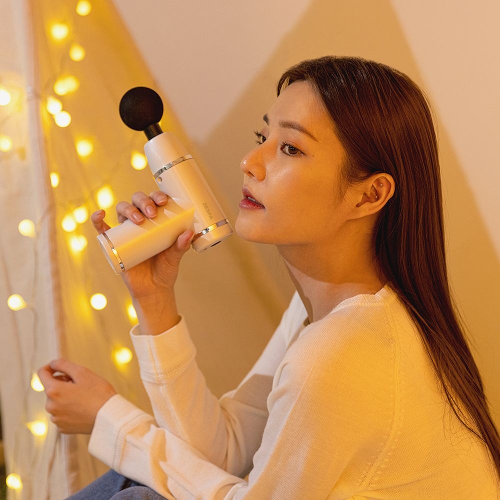 제스파 릴리 전신 안마기 목어깨 마사지기 무선 진동 마사지건 40대 엄마아빠 부모님 선물 ZP5209 NF