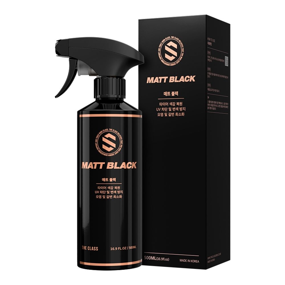 (정품) 더클래스 매트블랙 타이어 광택제 500ml