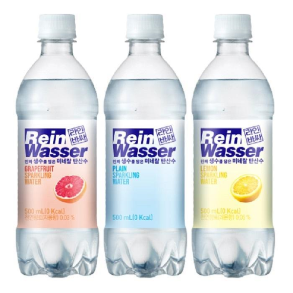 [패션플러스][동아오츠카]라인바싸 탄산수 플레인 500ml 40개 (2박스) (6156618A)