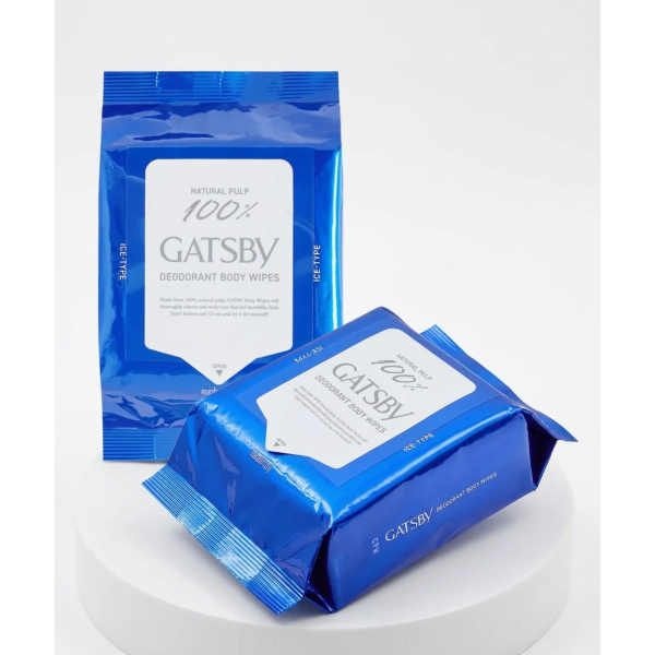 GATSBY [대용량] 아이스 데오도란트 바디페이퍼 샤워티슈 아이스 시트러스 30매 2개