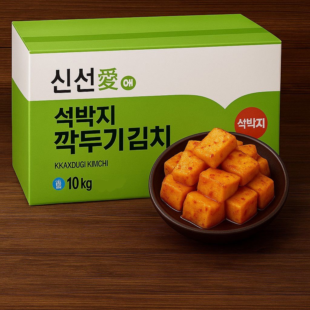 신선애 대상 신선애 석박지 깍두기김치 10kg