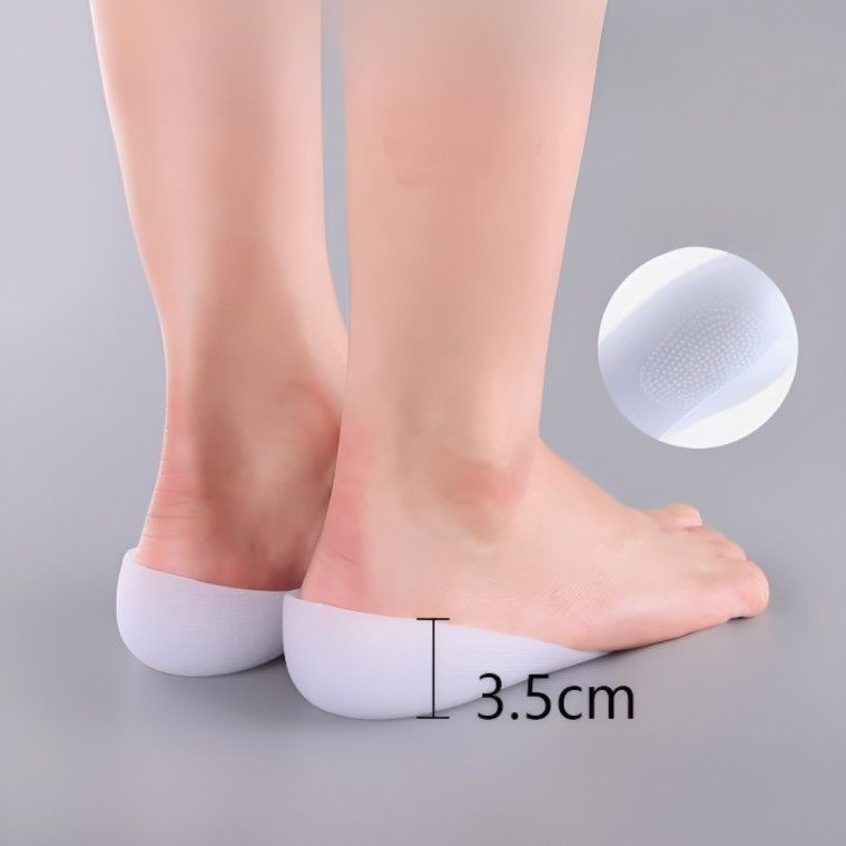 부드러운 실리콘 키높이 깔창 3.5cm 발편안 쿠션패드