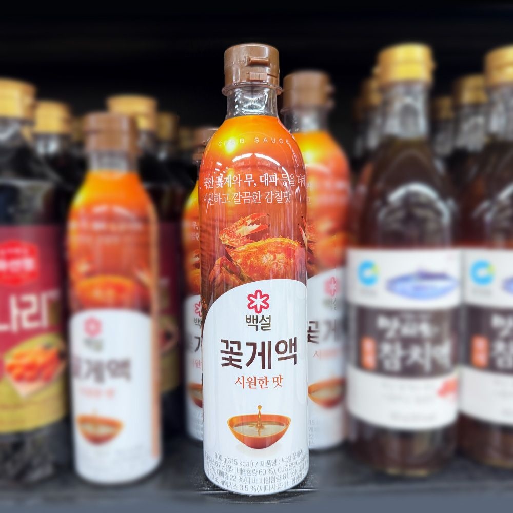 CJ 백설 꽃게액 900g