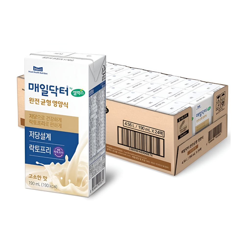 [오늘출발] 셀렉스 매일닥터 완전균형영양식 고소한맛 190ml x 24개, 1박스