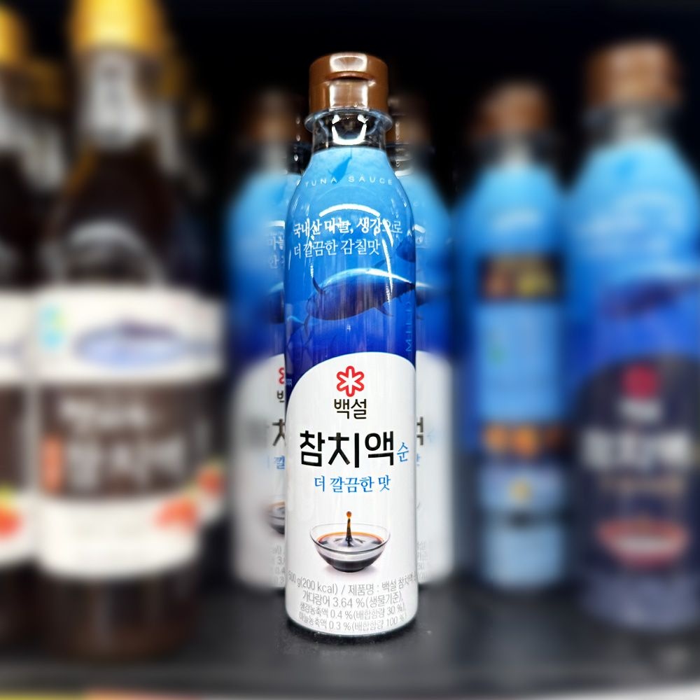 CJ 백설 참치액 순 더깔끔한맛 500g