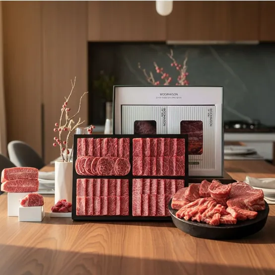 [롯백단독] 1++등급 한우선물세트 (등심200g 채끝200g 불고기300g 국거리300g)