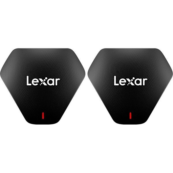[해외] Lexar 렉사 전문가용 멀티 카드 3 in 1 USB 3.1 리더기 SD microSD CF 지원 LRW500URBNA 2개입 275857