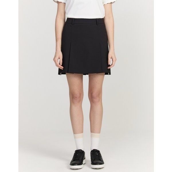 닥스골프 [26SS [ONLINE EXCLUSIVE 블랙 플리츠 스커트 DNSK6B901BK 515557