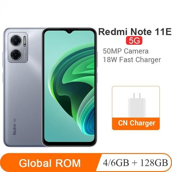 샤오미 레드미 노트 11E, 5G 스마트폰, 글로벌 롬, 치수 700