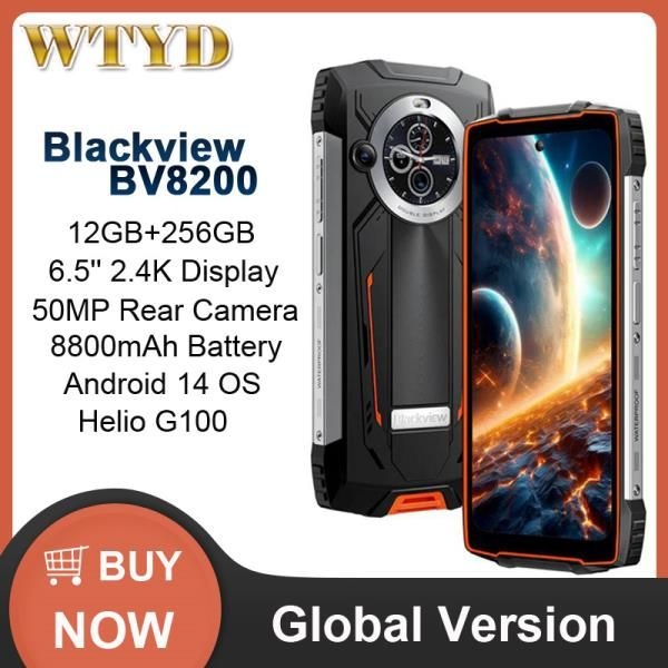 블랙뷰 BV8200 러기드폰 12GB+256GB 6.5인치 2.4K