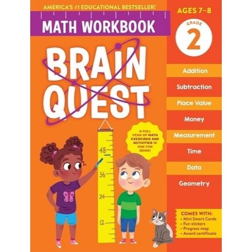 - Brain Quest Math Workbook 2nd Grade: 7~8세 - (738930)