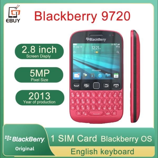 정품 블랙베리 9720 사모아 2G 3G 휴대폰, 2.8 인치 5MP