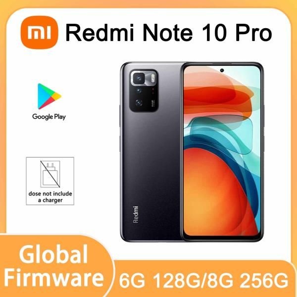 글로벌롬 샤오미 레드미 노트 10 프로 5G 스마트폰 디멘시티 1100