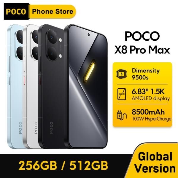포코 X8 프로 맥스 스마트폰 글로벌 버전 디멘시티 9500s