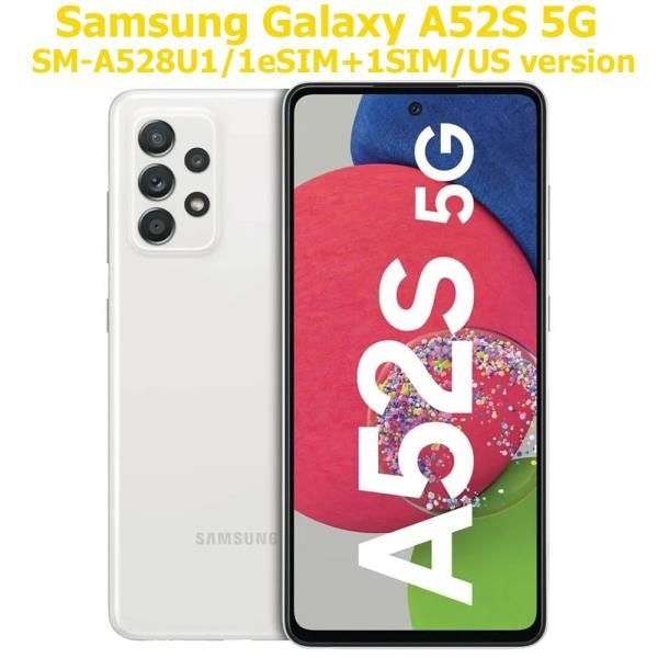 삼성 갤럭시 A52S 5G 안드로이드 스마트폰 6.5인치 AMOLED
