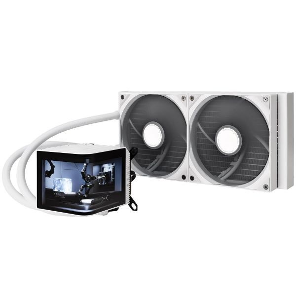 TRYX [해외] TRYX 트릭스 파노라마 240 블랙 240mm 일체형 수랭 쿨러 6.5인치 곡면 AMOLED 스크린 3D 아나모픽 효과 디스플레이 맞춤