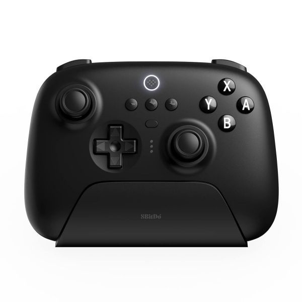 [해외] 8BitDo 얼티밋 블루투스 컨트롤러 충전 도크 포함 홀 효과 센서 조이스틱 탑재 무선 프로 닌텐도 스위치 윈도우 스