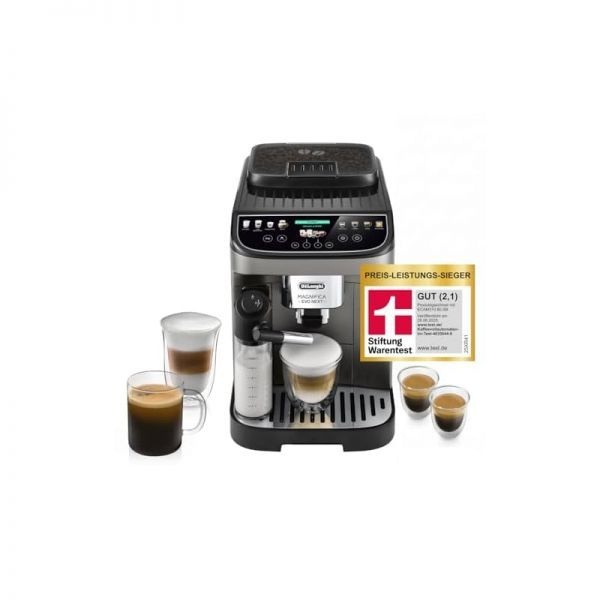 Besuche den De'Longhi-Store [해외] De'LonghI MagnIfIca Evo Next - 13가지 음료를 제공하는 티타늄 색상 전자동 커피머신 [B0D4ZNSQ6L]
