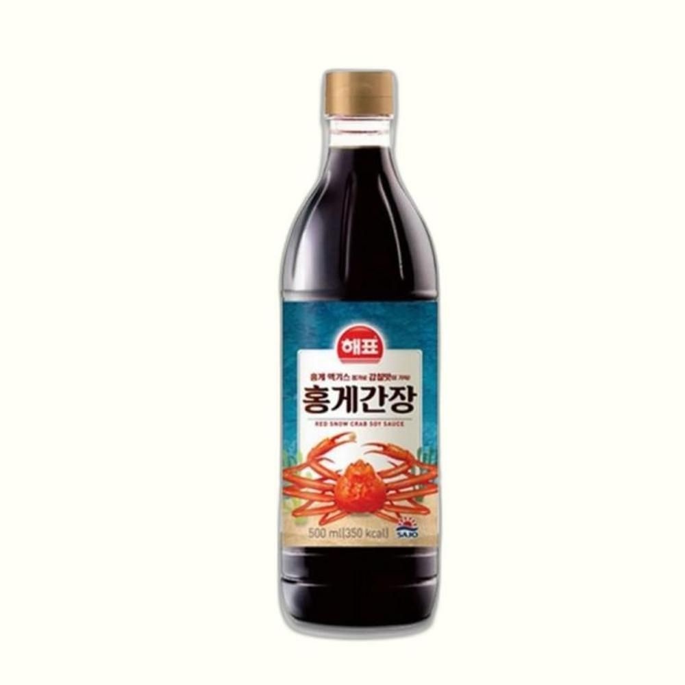 해표 홍게간장 500ml 1개 국물요리 만능 간장 감칠맛