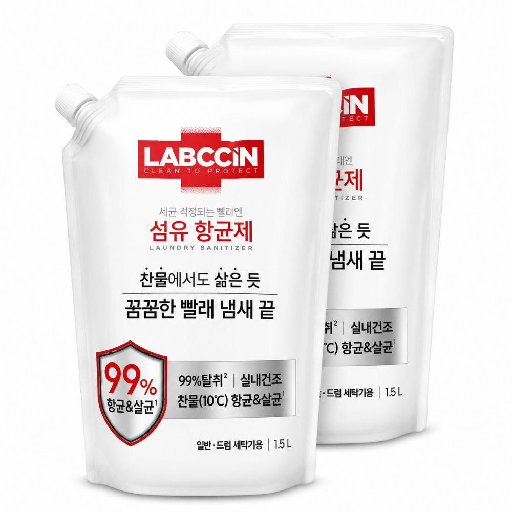 랩신 섬유항균제 2L파우치 2개