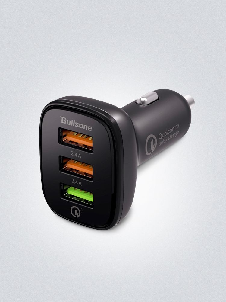 [불스원] 3포트 USB 멀티 고속 차량용 충전기 - 1개