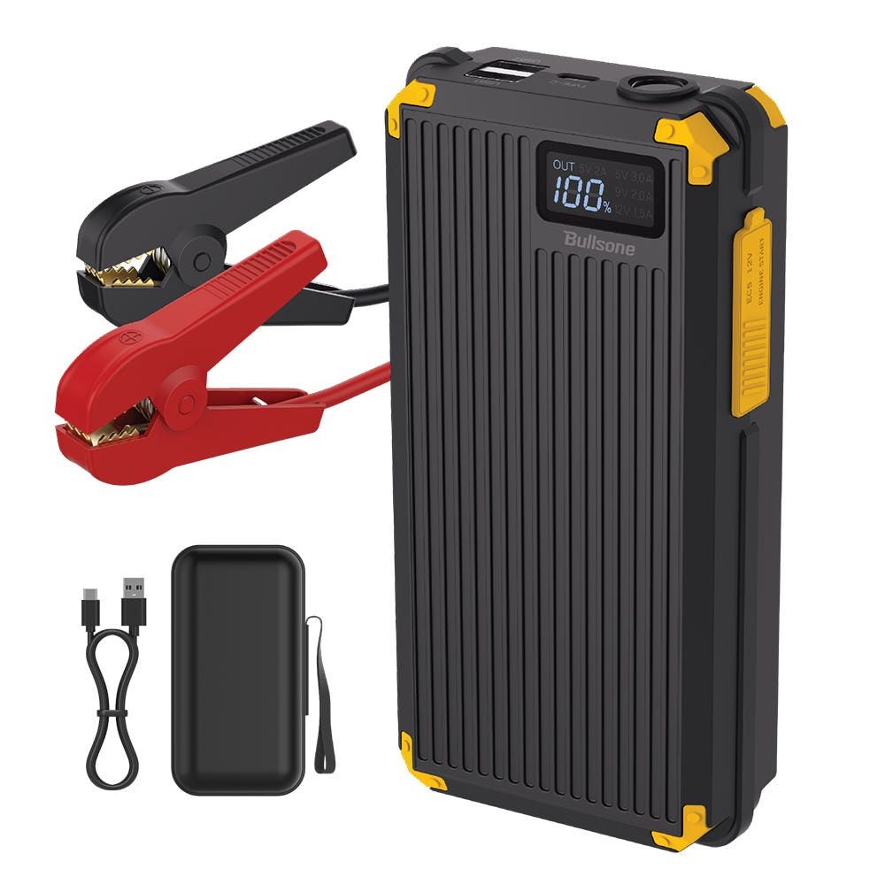 [불스원]퀵 점프 스타터 스타트 차량 자동차 방전 배터리 충전 오토바이 10000mAh - 1개