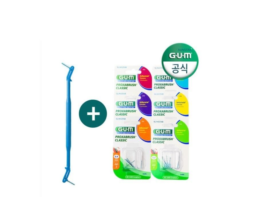 (현대Hmall) GUM 검 605 항균 치과 치간칫솔 리필(8p) 1개